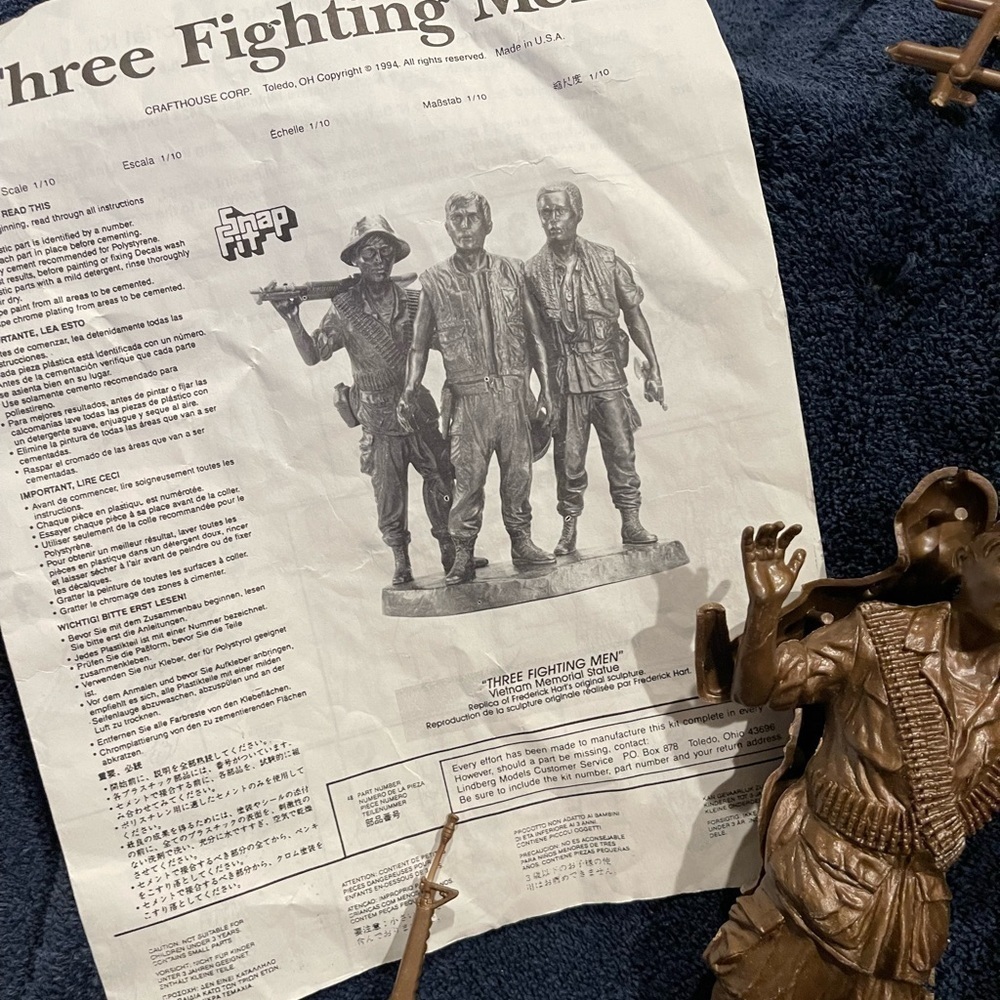 Three Fighting Men model kit - Incomplete - Picture 7 of 7